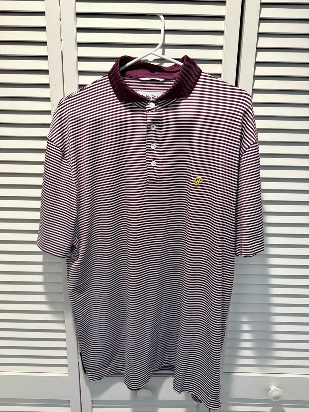 Public Drip “Public Athlete” Striped Polo NWOT [L]